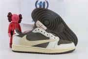 Travis Scott x Fragment x Air Jordan 1 Low  Rerverse Mocha