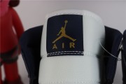 Jordan 1 Mid White Metallic Gold Obsidian