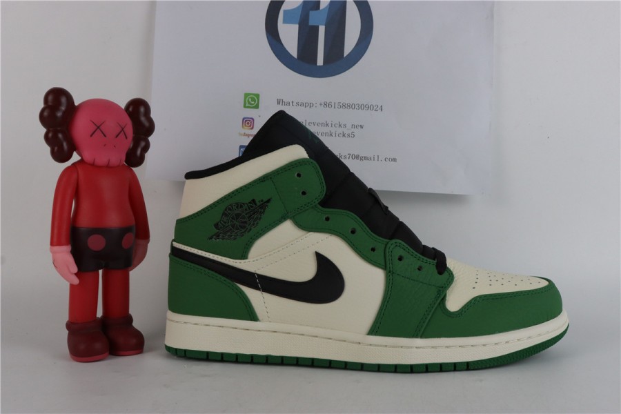 Jordan 1 Mid Pine Green