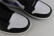 Jordan 1 Mid White Black Racer Blue