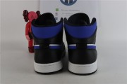 Jordan 1 Mid White Black Racer Blue