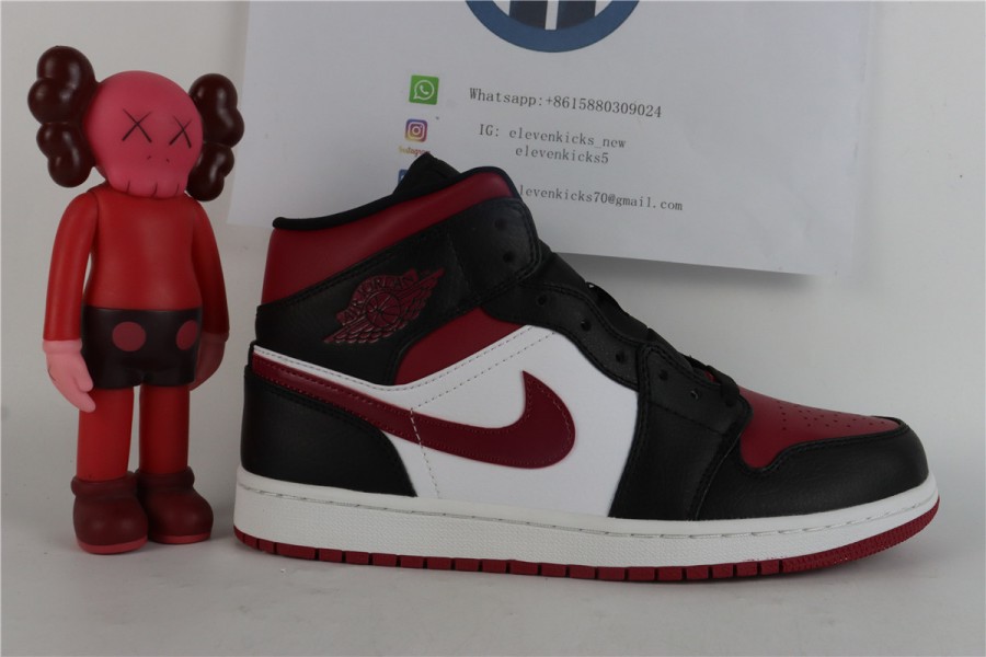 Jordan 1 Mid Bred Toe