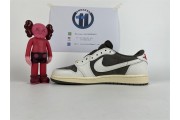 Updated Travis Scott x Air Jordan 1 Low Reverse Mocha