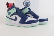 Jordan 1 Mid Mystic Navy Mint Foam