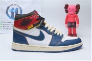 Jordan 1 Retro High Union Los Angeles Blue Toe