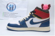 Jordan 1 Retro High Union Los Angeles Blue Toe