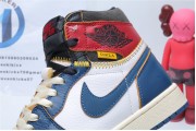 Jordan 1 Retro High Union Los Angeles Blue Toe