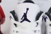 Air Jordan 3 White Black Dark Iris Cement Grey