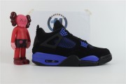 Air Jordan 4 AJ4 Black Sapphire Blue