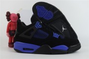 Air Jordan 4 AJ4 Black Sapphire Blue