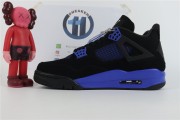 Air Jordan 4 AJ4 Black Sapphire Blue