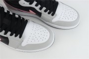 Air Jordan 1 Low White Grey Black Pink