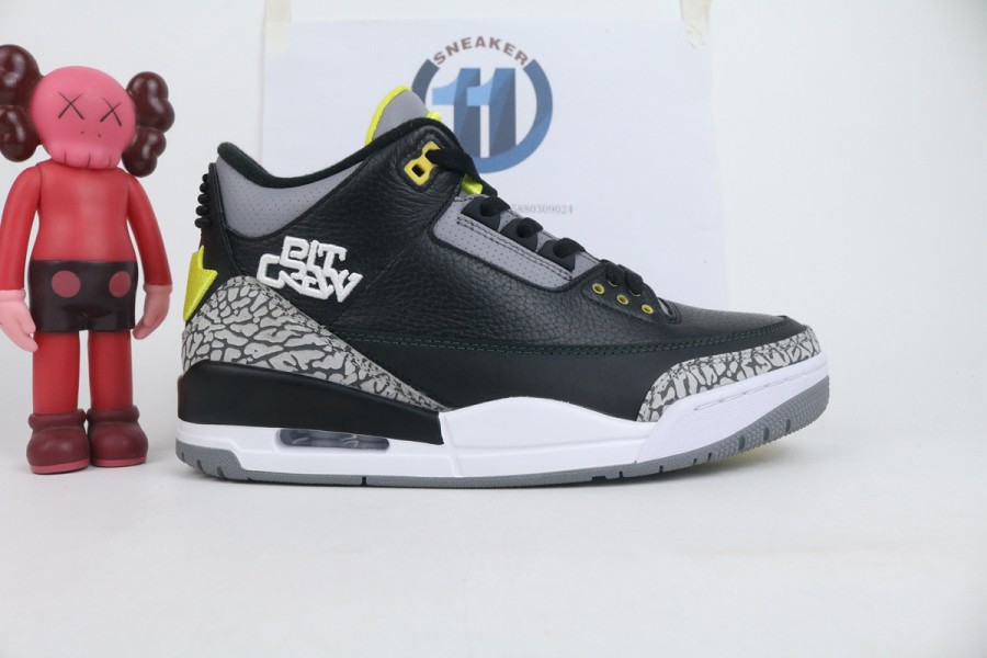 Jordan 3 Retro Oregon Ducks Pit Crew Black