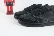 Travis Scott x Air Jordan 1 Low Phantom Black Kid