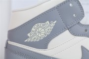 Jordan 1 Mid Stealth