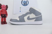 Jordan 1 Mid Stealth