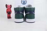 Air Jordan 1 Mid Mixes Navy and Green