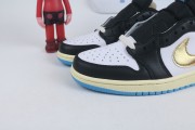 Jordan 1 Retro Low OG Black Dark Powder Blue