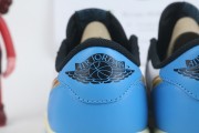 Jordan 1 Retro Low OG Black Dark Powder Blue