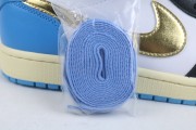Jordan 1 Retro Low OG Black Dark Powder Blue