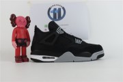 Air Jordan 4 Black Canvas