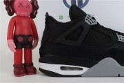 Air Jordan 4 Black Canvas