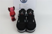 Air Jordan 4 Black Canvas