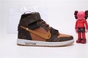 Louis Vuitton off-white air Jordan 1 mid