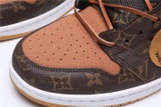 Louis Vuitton off-white air Jordan 1 mid