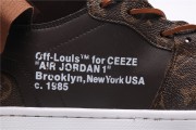 Louis Vuitton off-white air Jordan 1 mid