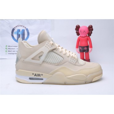 Jordan 4 Retro Off-White Sail Jordan 4 Retro Off-W...