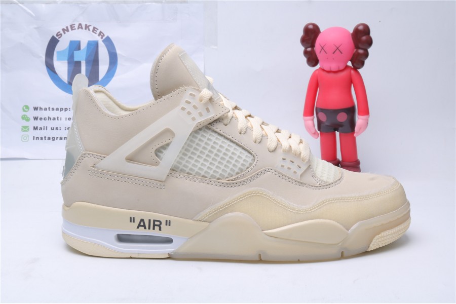 Jordan 4 Retro Off-White Sail