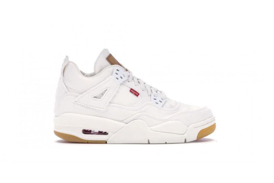 Jordan 4 Retro Levi's White