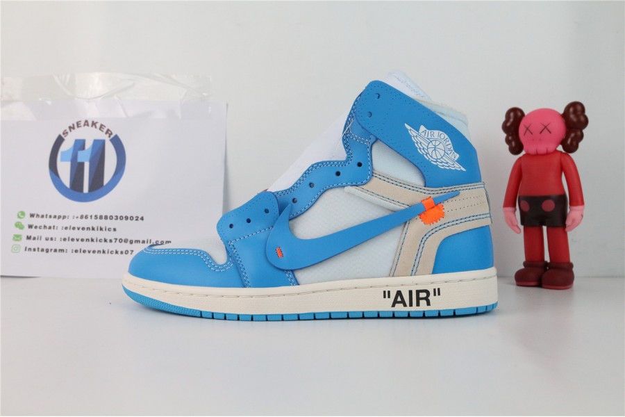 Jordan 1 Retro High Off-White University Blue