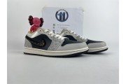 Jordan 1 Low Beaded Swoosh