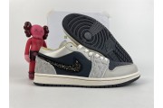 Jordan 1 Low Beaded Swoosh