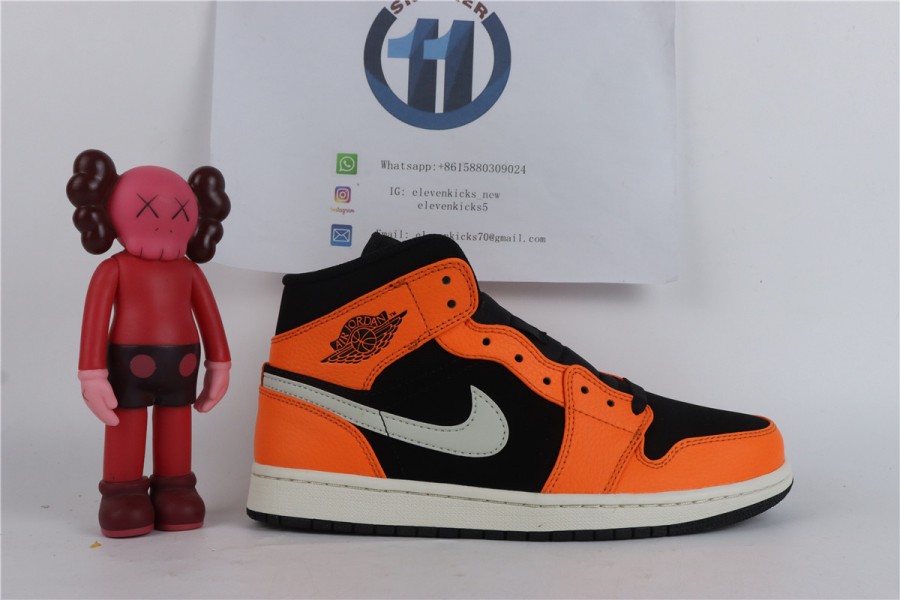Jordan 1 Mid Black Cone
