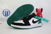 Jordan 1 Low White Black Mystic Green