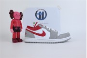 Jordan 1 Low SE Light Smoke Grey Gym Red