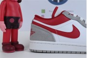 Jordan 1 Low SE Light Smoke Grey Gym Red