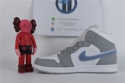 Jordan 1 Mid Wolf Grey Aluminum
