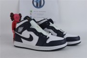 Jordan 1 Mid White Metallic Gold Obsidian