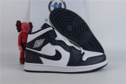 Jordan 1 Mid White Metallic Gold Obsidian