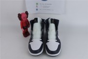 Jordan 1 Mid White Metallic Gold Obsidian