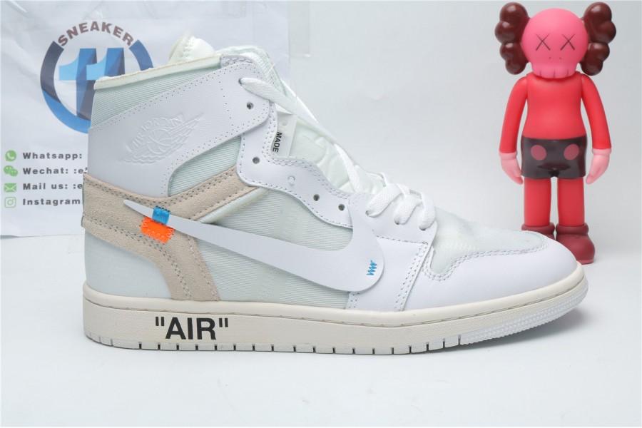 Air Jordan 1 Retro High Off-White White