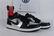 Jordan 1 Low SE Black Metallic Silver