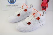 Air Jordan 4 Retro Metallic Orange CT8527-114