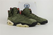 air jordan 6 travis scott olive green