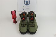 air jordan 6 travis scott olive green
