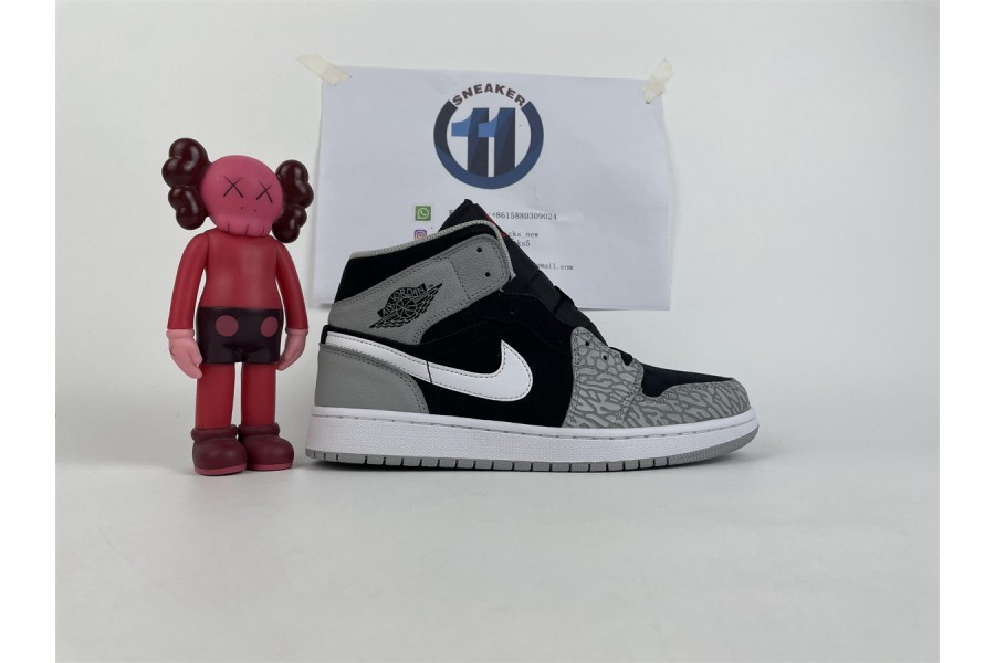 Jordan 1 Mid Elephant Print